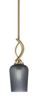 Cavella One Light Mini Pendant in New Age Brass (200|3901-NAB-4252)