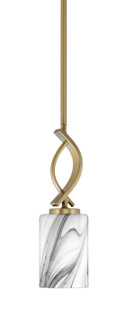 Cavella One Light Mini Pendant in New Age Brass (200|3901-NAB-3009)