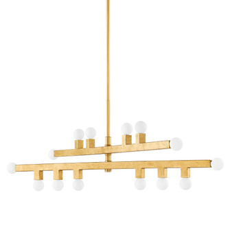 Sutter 14 Light Chandelier in Vintage Gold Leaf (428|H823914-VGL) Sutter 14 Light Chandelier in Vintage Gold Leaf (428|H823914-VGL)