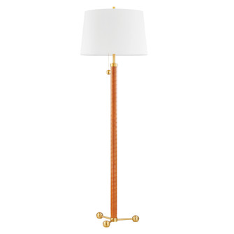 Noho Two Light Floor Lamp in Aged Brass (70|L6170-AGB)