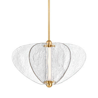 Freya LED Chandelier in Vintage Brass (68|380-30-VB)