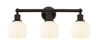 Edison Three Light Bath Vanity in Oil Rubbed Bronze (405|616-3W-OB-G1217-6WV)