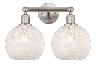 Edison Two Light Bath Vanity in Satin Nickel (405|616-2W-SN-G1216-8WM)