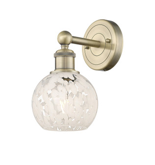 Edison One Light Wall Sconce in Antique Brass (405|616-1W-AB-G1216-6WM)