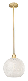 Edison One Light Mini Pendant in Brushed Brass (405|616-1S-BB-G1216-12WM)