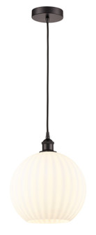 Edison One Light Mini Pendant in Oil Rubbed Bronze (405|616-1P-OB-G1217-12WV)