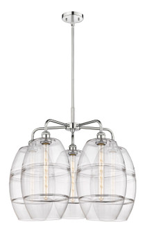 Downtown Urban LED Chandelier in Polished Chrome (405|516-5CR-PC-G557-10CL)