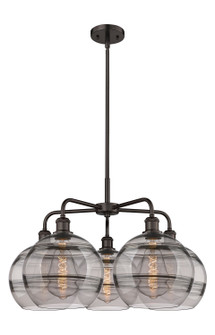 Ballston Five Light Chandelier in Oil Rubbed Bronze (405|516-5CR-OB-G556-10SM)