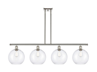 Ballston Four Light Island Pendant in Polished Nickel (405|516-4I-PN-G122-12)