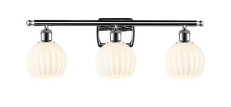Ballston Three Light Bath Vanity in Polished Chrome (405|516-3W-PC-G1217-6WV)