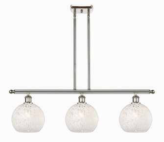 Ballston Three Light Island Pendant in Polished Nickel (405|516-3I-PN-G1216-8WM)