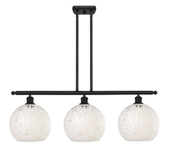 Ballston Three Light Island Pendant in Matte Black (405|516-3I-BK-G1216-10WM)