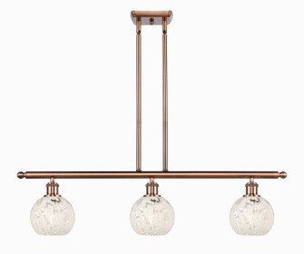Ballston Three Light Island Pendant in Antique Copper (405|516-3I-AC-G1216-6WM)