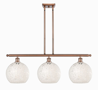 Ballston Three Light Island Pendant in Antique Copper (405|516-3I-AC-G1216-10WM)