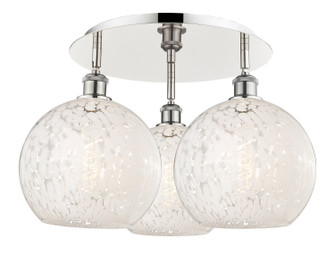 Ballston Three Light Semi-Flush Mount in Polished Nickel (405|516-3C-PN-G1216-10WM)