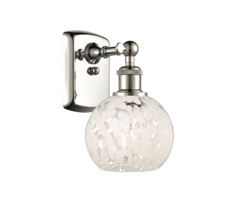 Ballston One Light Wall Sconce in Polished Nickel (405|516-1W-PN-G1216-6WM)
