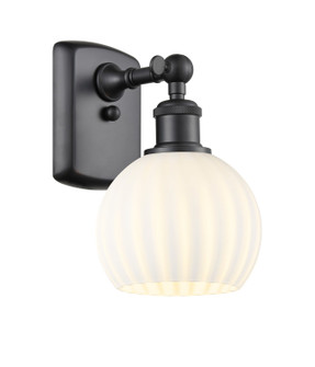 Ballston One Light Wall Sconce in Matte Black (405|516-1W-BK-G1217-6WV)