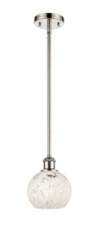 Ballston One Light Mini Pendant in Polished Nickel (405|516-1S-PN-G1216-6WM)