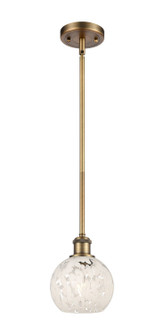 Ballston One Light Mini Pendant in Brushed Brass (405|516-1S-BB-G1216-6WM)