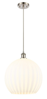 Ballston LED Pendant in Brushed Satin Nickel (405|516-1P-SN-G1217-14WV)