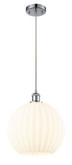 Ballston One Light Mini Pendant in Polished Chrome (405|516-1P-PC-G1217-12WV)