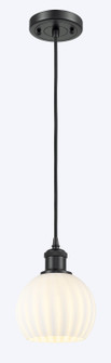 Ballston One Light Mini Pendant in Matte Black (405|516-1P-BK-G1217-6WV)