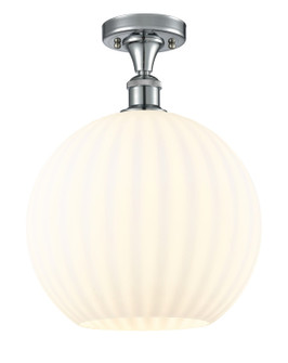 Ballston One Light Semi-Flush Mount in Polished Chrome (405|516-1C-PC-G1217-12WV)