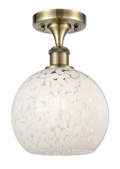 Ballston LED Semi-Flush Mount in Antique Brass (405|516-1C-AB-G1216-8WM)