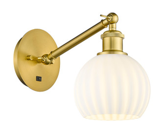 Ballston LED Wall Sconce in Satin Gold (405|317-1W-SG-G1217-6WV)