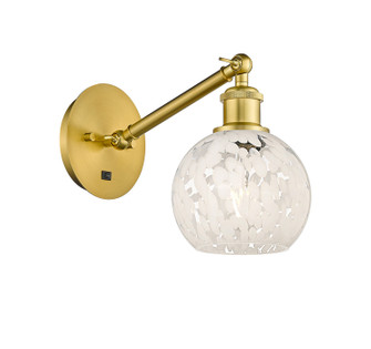 Ballston One Light Wall Sconce in Satin Gold (405|317-1W-SG-G1216-6WM)
