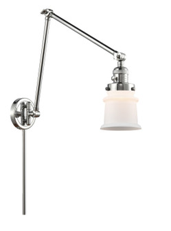 Franklin Restoration One Light Swing Arm in Polished Chrome (405|238-PC-G181S)