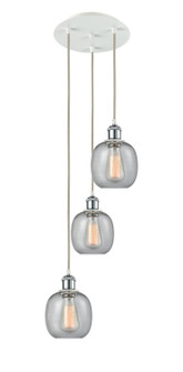 Ballston LED Pendant in White Polished Chrome (405|113B-3P-WPC-G104)