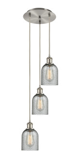 Ballston Three Light Pendant in Brushed Satin Nickel (405|113B-3P-SN-G259)