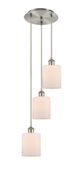 Ballston LED Pendant in Brushed Satin Nickel (405|113B-3P-SN-G111)