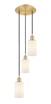 Ballston LED Pendant in Satin Gold (405|113B-3P-SG-G801)