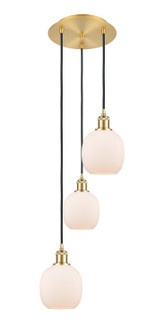 Ballston LED Pendant in Satin Gold (405|113B-3P-SG-G101)