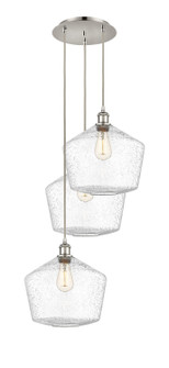 Ballston LED Pendant in Polished Nickel (405|113B-3P-PN-G654-12)