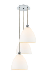 Ballston Three Light Pendant in Polished Chrome (405|113B-3P-PC-GBD-121)