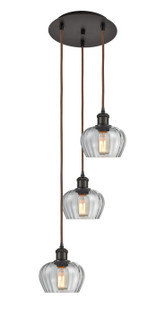 Ballston Three Light Pendant in Oil Rubbed Bronze (405|113B-3P-OB-G92)