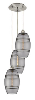 Ballston Three Light Pendant in Black Antique Brass (405|113B-3P-BAB-G557-8SM)