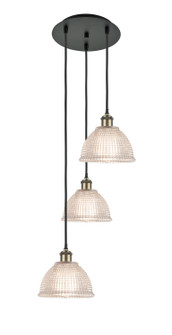 Ballston LED Pendant in Black Antique Brass (405|113B-3P-BAB-G422)