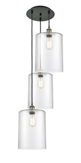 Ballston Three Light Pendant in Black Antique Brass (405|113B-3P-BAB-G112-L)