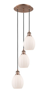 Ballston LED Pendant in Antique Copper (405|113B-3P-AC-G81)