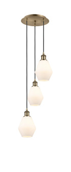 Ballston LED Pendant in Antique Brass (405|113B-3P-AB-G651-6)