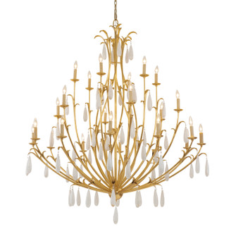 Prosecco 24 Light Chandelier in Gold Leaf (68|293-724-GL)