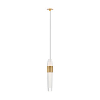 Lassell LED Pendant in Natural Brass (182|SLPD39827NB)