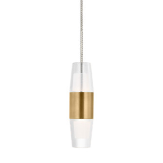 Lassell LED Pendant in Natural Brass (182|SLPD395MP27NB)