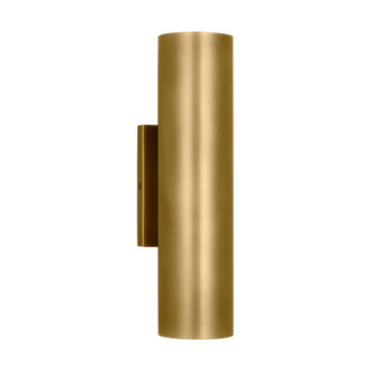 Pressa LED Outdoor Wall Mount in Natural Brass (182|SLOWS28927NB)