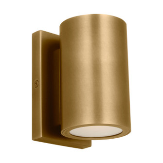 Pressa LED Outdoor Wall Mount in Natural Brass (182|SLOWS28827NB)