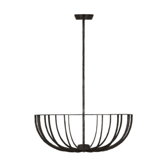 Sanchi LED Semi Flush Mount in Aged Iron (182|SLFM33327AI)